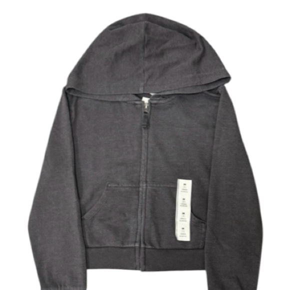 Cat & Jack Other - Cat & Jack Girls Dark Gray Full Zip Hoodie Sweatshirt Size M (8) NWT Hooded